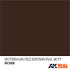 AK Interactive RC068 Real Colors Rotbraun-Red Brown RAL 8017 Paint Acrylic Lacquer 10mL*