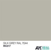 AK Interactive RC217 Real Colors Seidengrau-Silk Grey RAL 7044 Paint Acrylic Lacquer 10mL*