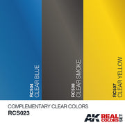 AK Interactive RCS023 Real Colors Complementary Clear Colors Paint Set Acrylic Laquer*