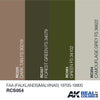 AK Interactive RCS055 Real Colors FAE (Lagarto Camo) Air force Paint Set Acrylic Laquer*