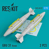 Res/Kit 72-0119 1/72 GBU 31 Bomb (2 pcs)