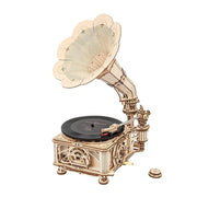 Robotime ROKR Mechanical Gear Classical Gramophone