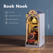 Robotime Rolife DIY Bookends Time Travel