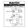 Savox SG0211MG Digital Servo 30x10x36 8kg 0.13