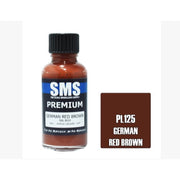 SMS PL125 Premium Acrylic Lacquer German Red Brown 30ml