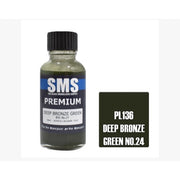 SMS PL136 Premium Acrylic Lacquer Deep Bronze Green BSC No.24 30ml