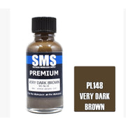 SMS PL148 Premium Acrylic Lacquer Very Dark Brown SCC No.1A 30ml