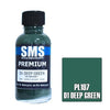 SMS PL197 Premium Acrylic Lacquer D1 Deep Green 30ml