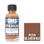 SMS PL224 Premium Acrylic Lacquer US Earth Red 30ml