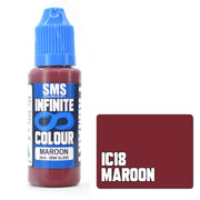 SMS IC18 Infinite Colour Maroon Acrylic Paint 20ml