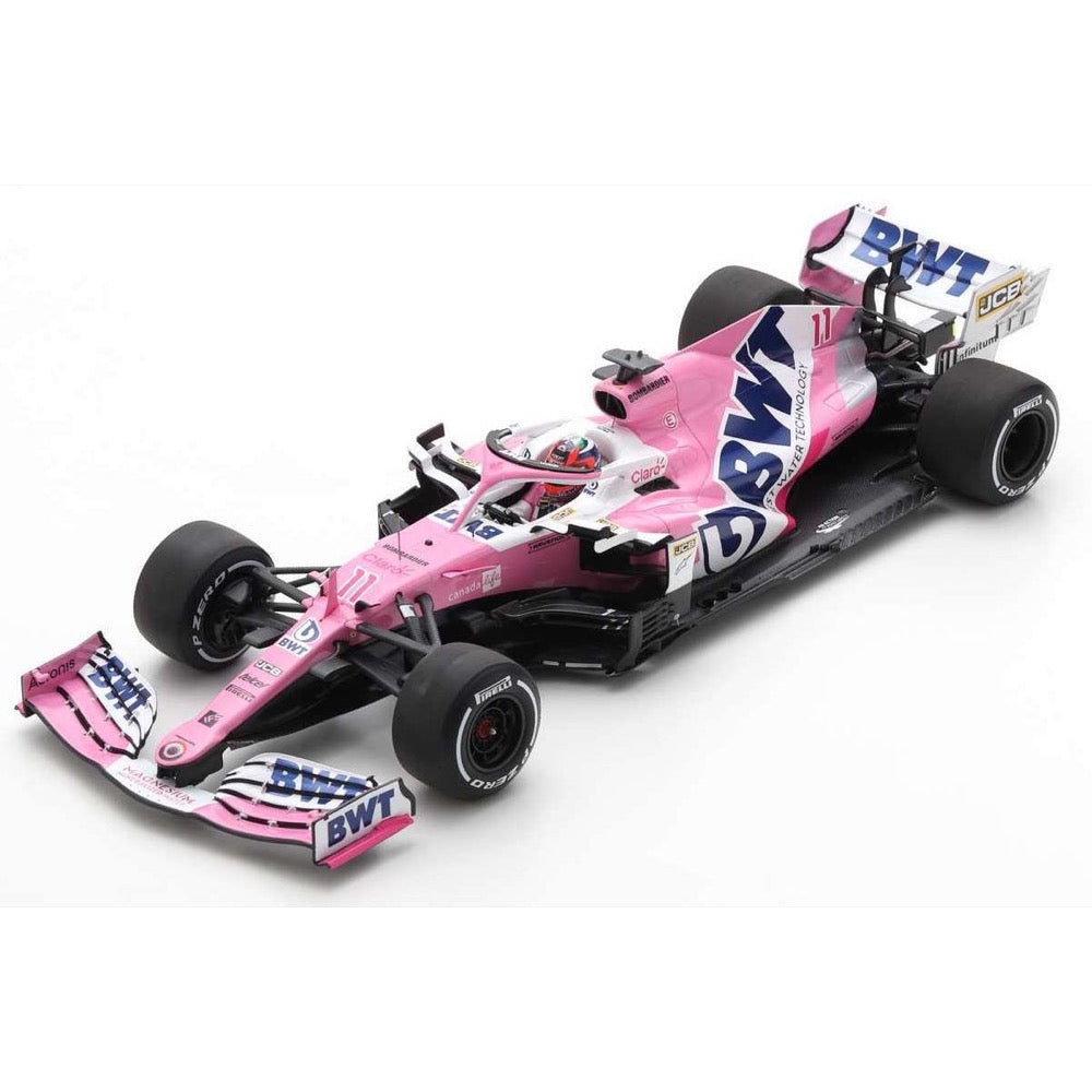 Spark 18S564 1/18 BWT Racing Point RP20 No.11 Sergio Perez BWT Racing Point  F1 Team Winner Sakhir GP 2020 With Pit Board – Metro Hobbies