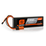 Spektrum 5000mah 2S 7.4v 100C Smart Hard Case LiPo Battery with IC5 Connector