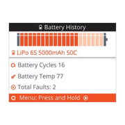 Spektrum SPMX812SH2 810mAh 2S 7.4V Smart G2 50C LiPo Battery with IC2 Connector