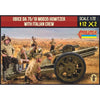 Strelets-R 282 1/72 Obice da 75/18 Mod35 Howitzer and Italian Crew282