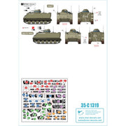 Star Decals 351319 1/35 Australia in Vietnam No.4 Aussie M113 With T50 Turret Decal Set