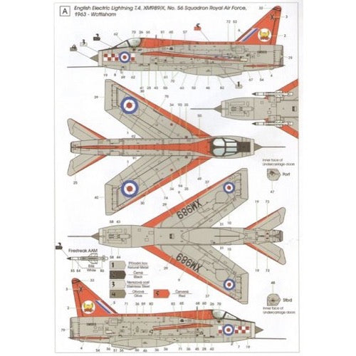 Sword 48008 1/48 BAC/EE Lightning T Mk.4 – Metro Hobbies