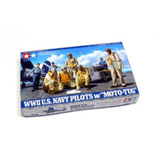 Tamiya 61107 1/48 WWII USN Pilots with Moto-Tug