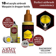 The Army Painter AW1107 Warpaints Air Daemonic Yellow 18ml Acrylic Paint