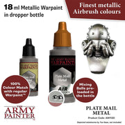 The Army Painter AW1130 Warpaints Air Plate Mail Metal 18ml Acrylic Paint