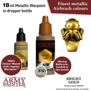 The Army Painter AW1144 Warpaints Air Bright Gold 18ml Acrylic Paint