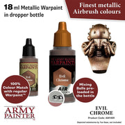 The Army Painter AW1491 Warpaints Air Evil Chrome 18ml Acrylic Paint