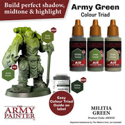 The Army Painter AW3110 Warpaints Air Militia Green 18ml Acrylic Paint