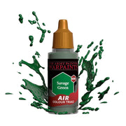 The Army Painter AW3111 Warpaints Air Savage Green 18ml Acrylic Paint