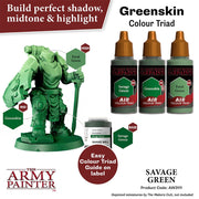 The Army Painter AW3111 Warpaints Air Savage Green 18ml Acrylic Paint