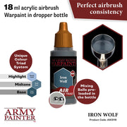 The Army Painter AW3119 Warpaints Air Iron Wolf 18ml Acrylic Paint