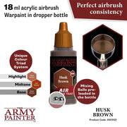 The Army Painter AW3122 Warpaints Air Husk Brown 18ml Acrylic Paint