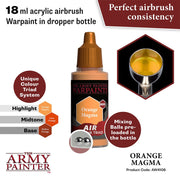 The Army Painter AW4106 Warpaints Air Orange Magma 18ml Acrylic Paint