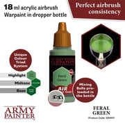 The Army Painter AW4111 Warpaints Air Feral Green 18ml Acrylic Paint