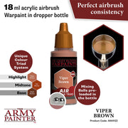 The Army Painter AW4122 Warpaints Air Viper Brown 18ml Acrylic Paint