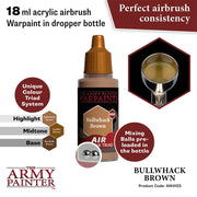 The Army Painter AW4123 Warpaints Air Bullwhack Brown 18ml Acrylic Paint