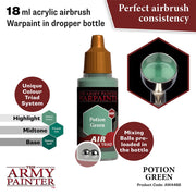 The Army Painter AW4466 Warpaints Air Potion Green 18ml Acrylic Paint