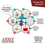 The Army Painter BR7011 Vehicle / Terrain Wargamer Brush