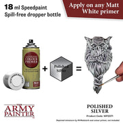 The Army Painter WP2071 Speedpaint Polished Silver 18ml Acrylic Paint