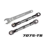 Traxxas 2444A Front Camber Links Assembled 7075-T6 Aluminium Charcoal Grey 2pc