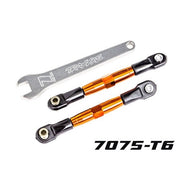 Traxxas 2444T Front Camber Links Assembled 7075-T6 Aluminium Orange 2pc