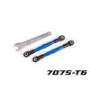 Traxxas 2445X Front Toe Links 7075-T6 Aluminium Blue 2pc