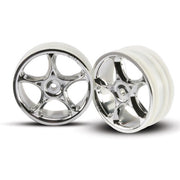 Traxxas 2473 Bandit Front Tracer 2.2 inch Wheels Chrome 2pc