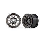 Traxxas 2480A Bandit Rear 2.2 inch Wheels Black Chrome 2pc