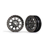 Traxxas 2481A Bandit Front 2.2 inch Wheels Black Chrome 2pc