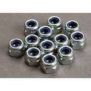 Traxxas 2745 3mm Flanged Chrome Nylon Locking Nuts 12pc