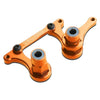 Traxxas 3743T Steering Bellcranks and Drag link Assembled 6061-T6 Aluminium Orange