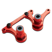 Traxxas 3743X Steering Bellcranks and Drag link Assembled 6061-T6 Aluminium Red