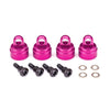 Traxxas 3767P Aluminium Shock Caps Pink 4pc (Ultra Shocks)