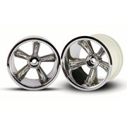 Traxxas 4172 TRX Pro-Star Rear Wheels Chrome 2pc (for 2.2 inch tyres)