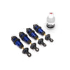 Traxxas 5460A Aluminium GTR Shocks Assembled without Springs Blue 4pc