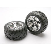 Traxxas 5577 Nitro Front All Star 2.8 inch Wheels Chrome 2pc